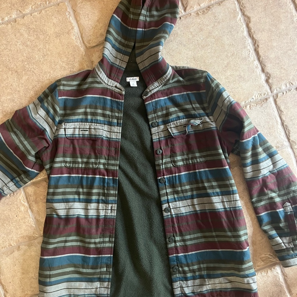 LL Bean Fleece Lined Jacket